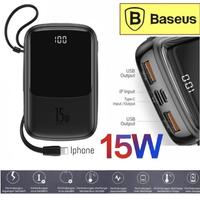 Gambar Baseus 10000mAh USB PD 3A Fast Charging Power Bank Size Small dari GOGOMO undefined 5 Tokopedia