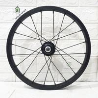 Gambar VELG RIMS SEPEDA 16" MULTI SINGLE SPEED RODA 16 INCH ALLOY WHEELS SET LIPAT BMX WHEELSET CITY BIKE - CHROME/CP, BELAKANG dari SERBAH SERBIE undefined 5 Tokopedia