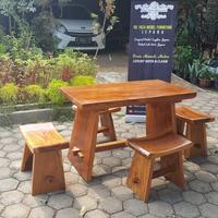 Gambar Meja Makan Trembesi Sate Suar Kayu Utuh Modern Mebel Jepara 02 dari Fazamebel undefined 1 Tokopedia