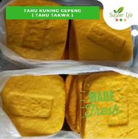 Gambar Tahu Kuning Gepeng 1 Pcs Fresh Homemade Yellow Tofu Takwa Tipis Segar dari Sayur Ijo Jakarta undefined 2 Tokopedia