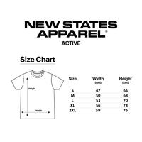 Gambar [2700 DRI-FIT] New States Apparel Kaos Olah Raga Lengan Pendek Premium - White, S dari Cititex Malang undefined 3 Tokopedia