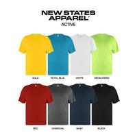 Gambar [2700 DRI-FIT] New States Apparel Kaos Olah Raga Lengan Pendek Premium - White, S dari Cititex Malang undefined 2 Tokopedia