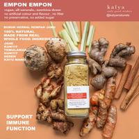 Gambar Empon Empon bubuk herbal rempah jamu jahe kunyit temulawak sereh  no sugar - 100gr dari kaylanaturals undefined 1 Tokopedia