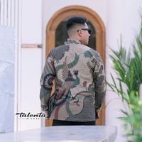 Gambar kemeja batik pria lengan panjang reguler fit - XL, merak bali dari Batik Talenta undefined 3 Tokopedia