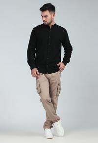 Gambar Baju Koko MGEE Original Lengan Panjang Kenan Black Cream dan White - Black, XXL dari tagesi undefined 5 Tokopedia