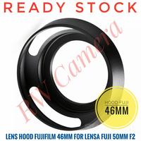 Gambar Hood Lensa Fujifilm 46mm XF 50mm F2 Fuji 50 mm Metal Lenshood 46 mm - Hitam dari RW Camera undefined 2 Tokopedia
