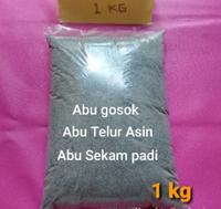 Gambar Abu Gosok Abu Telur Asin Abu Arang Sekam Padi yang di bakar 1 kg dari Terbitz shop undefined 1 Tokopedia