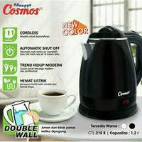 Gambar Cosmos Kettle Listrik / Ketel Listrik / Teko Listrik 1.2 Liter CTL 210 - Putih dari Rejeki Elektronik Jogja undefined 2 Tokopedia