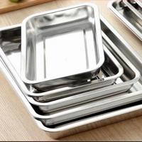 Gambar Nampan stainless steel baki baking Tray kue roti dapur talang cake aga - 27 X 22 cm dari verzeawholesale undefined 2 Tokopedia