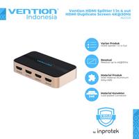 Gambar VENTION ACC HDMI Splitter 1 in 4 out HDMI Duplicate Screen 4K@30Hz ACCG0 dari Starcomp Semarang undefined 2 Tokopedia