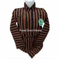 Gambar Baju Surjan Lurik Jawa Dewasa/ Baju Jawa/Tradisional Jawa - Anak 6-9 tahun, xxl dari Pusat GrosirKlewer undefined 1 Tokopedia