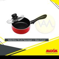 Gambar Maxim Valentino Saucepan Glass Lid 18 cm Panci Susu Mie Teflon Tutup dari Home Electro undefined 3 Tokopedia
