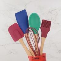 Gambar Cypruz Carolyn Utensil Kitchen Set Silicone Spatula 6pcs Silikon Set dari Jawa Electrik undefined 4 Tokopedia