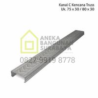 Gambar Truss C | kanal C KENCANA baja ringan galvalum ( berbagai ukuran ) - 0.65, C75 dari Aneka Bangunan Surabaya undefined 1 Tokopedia