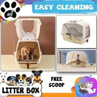Gambar Cat Litter Box Extra Jumbo Easy Cleaning - Cofee dari dian aquatic undefined 1 Tokopedia