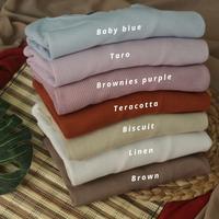 Gambar kaos polos /kaos rib / kaos rib lengan panjang wanita / One Size - Coklat milo, One Size dari Olshop Yofa undefined 3 Tokopedia