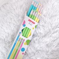 Gambar PENSIL JOYKO 2B SOFT PASTEL DENGAN UJUNG PENGHAPUS - green dari MisshaStationery undefined 1 Tokopedia