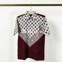 Gambar Kemeja Atasan Batik Pria Lengan Pendek Katun Gavin 2 Batik Huza - 5, L dari Batik Huza undefined 3 Tokopedia