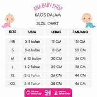 Gambar 3pcs kaos dalam bayi / singlet bayi new born anak laki laki perempuan - Perempuan, NB (0-3 Bulan) dari AnaBabyShop undefined 4 Tokopedia