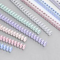 Gambar DIY Plastic Binder Ring Binding Strip Loose Leaf Lubang Spiral Panmomo - White dari Lancarjayamks undefined 1 Tokopedia