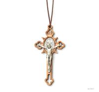 Gambar Kalung Salib St. Benedictus Kayu Olive Traforato Rohani Katolik - 1.4 x 2.5 cm dari avilashop surabaya undefined 3 Tokopedia