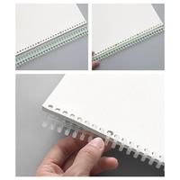Gambar DIY Plastic Binder Ring Binding Strip Loose Leaf Lubang Spiral Panmomo - White dari Lancarjayamks undefined 2 Tokopedia