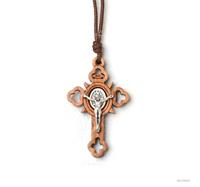 Gambar Kalung Salib St. Benedictus Kayu Olive Traforato Rohani Katolik - 1.4 x 2.5 cm dari avilashop surabaya undefined 1 Tokopedia