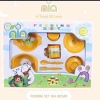 Gambar Perlengkapan Makan Bayi Besar Feeding Set Nia Kado Bayi dari My Newborn undefined 1 Tokopedia