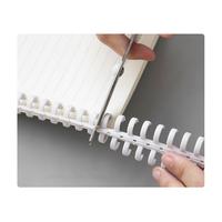 Gambar DIY Plastic Binder Ring Binding Strip Loose Leaf Lubang Spiral Panmomo - White dari Lancarjayamks undefined 4 Tokopedia