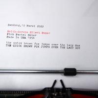 Gambar Mesin Tik Ketik Smith-Corona Silent Super Pink Pastel Hadiah Unik dari Bandung Typewriters undefined 5 Tokopedia
