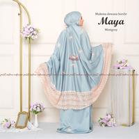 Gambar MUKENA DEWASA BORDIR MAYA - Hitam dari Pusat Mukena Indonesia Mall undefined 3 Tokopedia