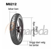 Gambar Sepasang Ban Suzuki NEX Tube Type Maxxis M6211 M6212 dari Primaroda undefined 2 Tokopedia