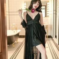 Gambar Black Nightgown Sexy 2 Layer dari IP COLLECTION STORE undefined 2 Tokopedia