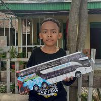 Gambar Miniatur Bus Double Decker Terbaru PO. SAFARI DHARMA RAYA Panjang 50cm dari Kreatif Family undefined 5 Tokopedia