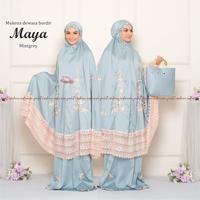 Gambar MUKENA DEWASA BORDIR MAYA - Hitam dari Pusat Mukena Indonesia Mall undefined 1 Tokopedia