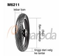 Gambar Sepasang Ban Suzuki NEX Tube Type Maxxis M6211 M6212 dari Primaroda undefined 3 Tokopedia