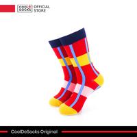 Gambar CoolDeSocks Original | Kaos Kaki Motif - Modern Abstract - Red dari CoolDeSocks undefined 2 Tokopedia