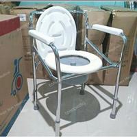 Gambar KURSI BAB COMMODE CHAIR TANPA RODA/ KURSI LANSIA dari Mega Jaya Medical undefined 3 Tokopedia