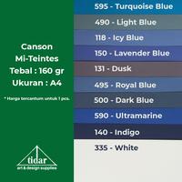 Gambar Canson Mi-Teintes Paper 160 gsm A4 - Kertas Gambar Tekstur Warna Warni dari Tidar Art & Design Supplies undefined 3 Tokopedia