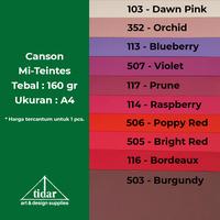 Gambar Canson Mi-Teintes Paper 160 gsm A4 - Kertas Gambar Tekstur Warna Warni dari Tidar Art & Design Supplies undefined 5 Tokopedia