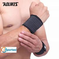 Gambar AOLIKES Pelindung Pergelangan Tangan WristBand Support Olahraga 1526 - Hitam dari Importasi undefined 2 Tokopedia