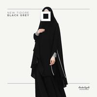 Gambar TIDORE Gamis & Khimar - Elmika Hijrah #ayranashwa #elmikahijrah dari Ayranashwa Moslem Store undefined 5 Tokopedia