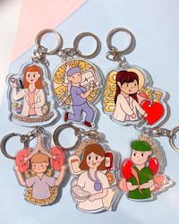 Gambar Gantungan Kunci / Keychain Doctor / Dokter Woman Series - clinic nutritio dari mikaflaffee undefined 1 Tokopedia