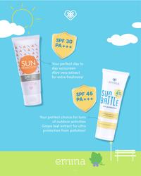 Gambar EMINA Sun Protection Sun Battle SPF 30 & SPF 45 / SUN SCREEN EMINA 60 - SPF 30 PA+++ dari Variant Kosmetik undefined 3 Tokopedia