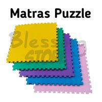 Gambar Matras puzzle 100x100 tebal 2 cm alas matras lantai spon - 100x100 tbl 1cm, Hitam dari BLESSING STORE IDN undefined 2 Tokopedia