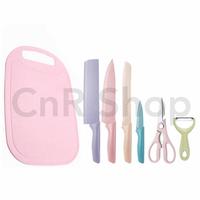 Gambar pisau stainless anti lengket satuan FREE custom nama kitchen tools - 7 TALENAN dari CnR Shop undefined 1 Tokopedia