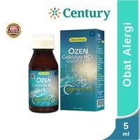 Gambar OZEN SIRUP 5 MG ISI 60 ML/OBAT ALERGI/GATAL//PILEK/RHINITIS ALERGI dari Apotik Century undefined 1 Tokopedia