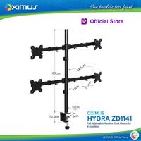 Gambar BRACKET MEJA LCD LED TV 4 Monitor UKURAN 13" - 27" OXIMUS HYDRA ZD1141 dari Starcomp Origin undefined 2 Tokopedia