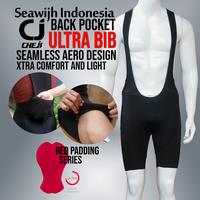 Gambar Bib Pendek Cheji Celana Padding Sepeda Balap Pria Cycling Short Pants Man Back Pocket - XL dari Seawijh Indonesia undefined 1 Tokopedia