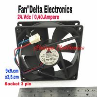 Gambar Fan kipas 24.Vdc Delta Electronics ( 9 x 9.Cm x 2,5.Cm / DC Brushless dari Meiryo Electronic undefined 1 Tokopedia